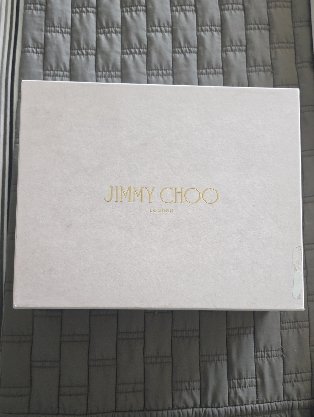 Jimmy Choo White Box with Gold Logo